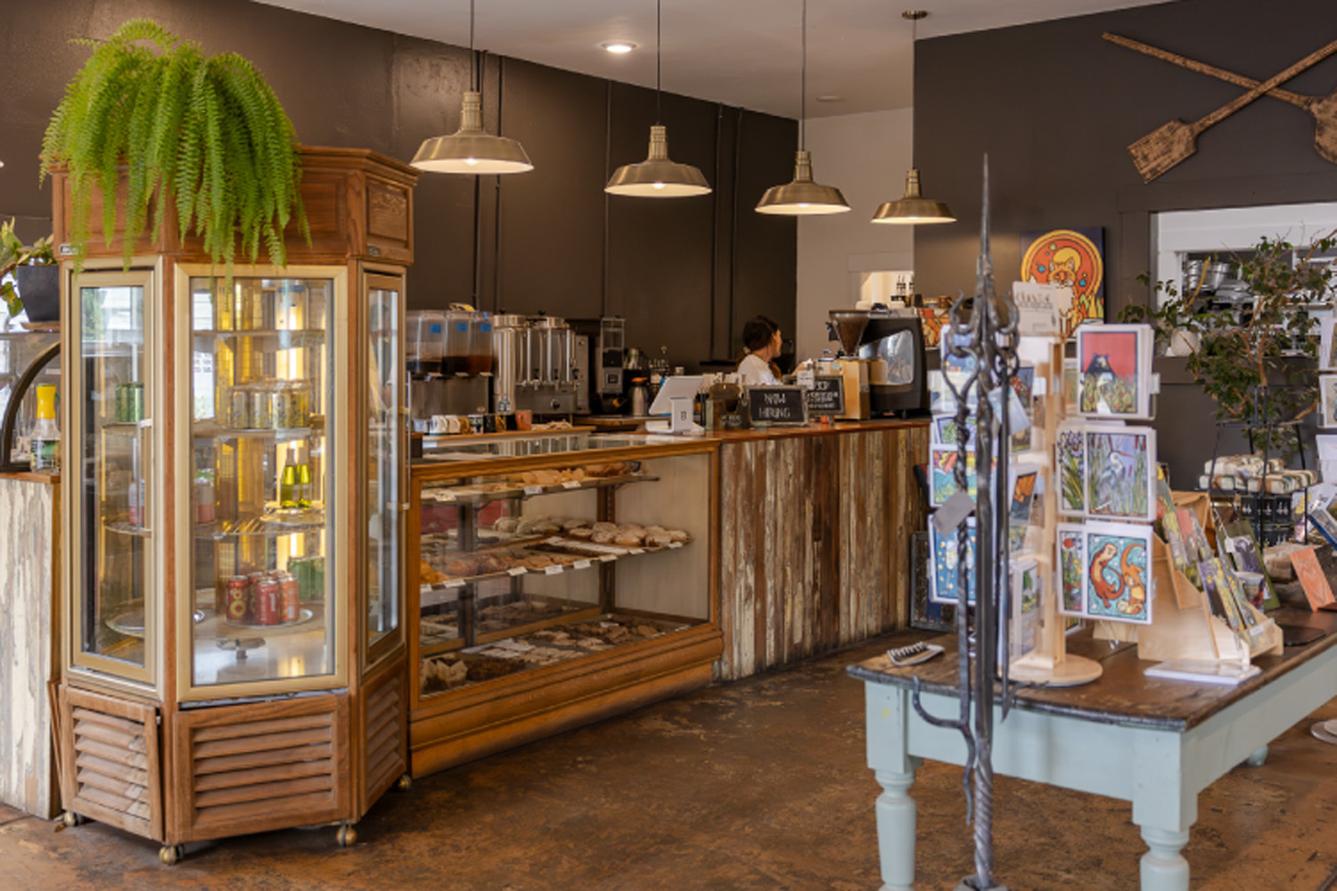 Treats, gifts and more at a coffee shop in Belgrade