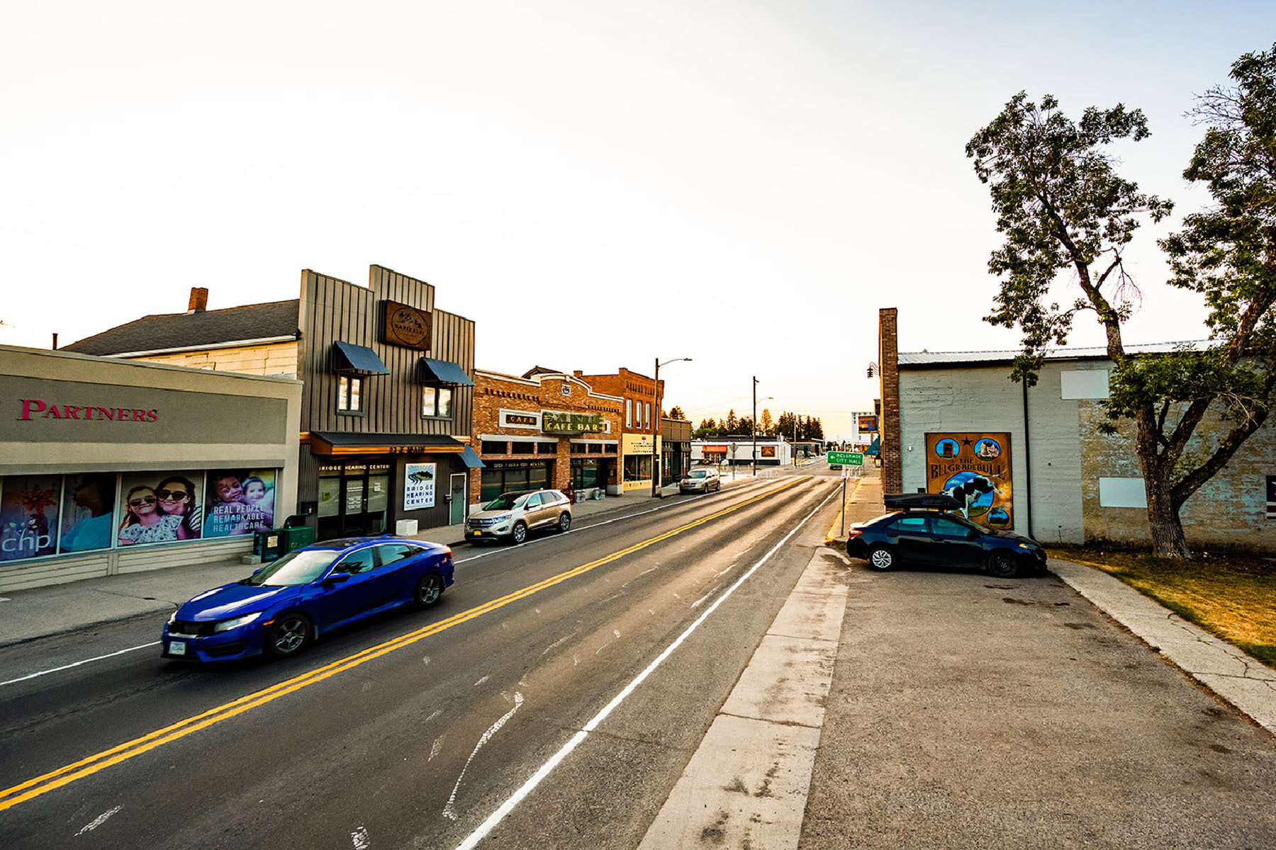 Belgrade's downtown Main Street