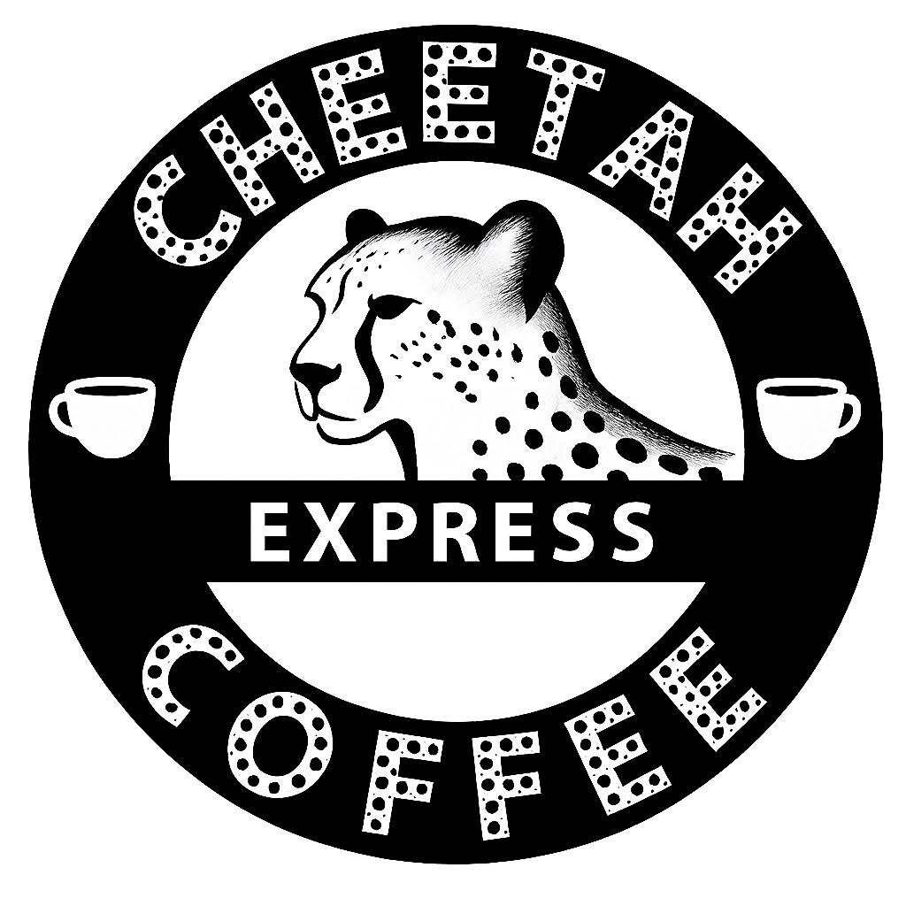 Cheetah express coffee logo