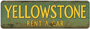 Yellowstone rentacar theme logo